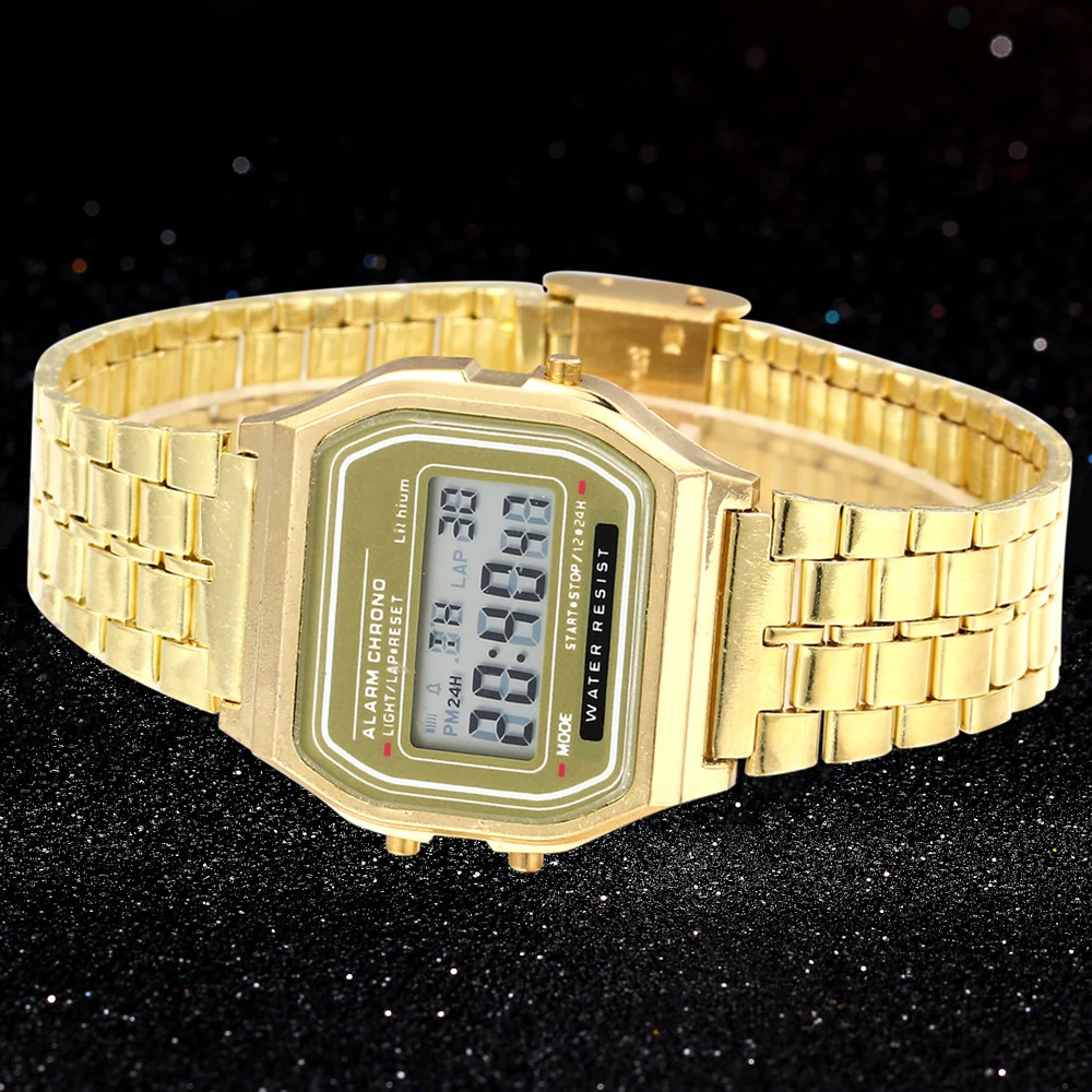 2021 New Digital LED Watch For Men Multifunction Alarm Electronic Clock Waterproof Simple Men Women Stopwatch LED Watches Clocks ladies digital watch