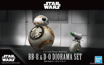 

Bandai Star Wars 1/12 Robot BB-8&d-O Diorama Set The Rise of Skywalker Collection Action Figure for Fans Holiday Gift