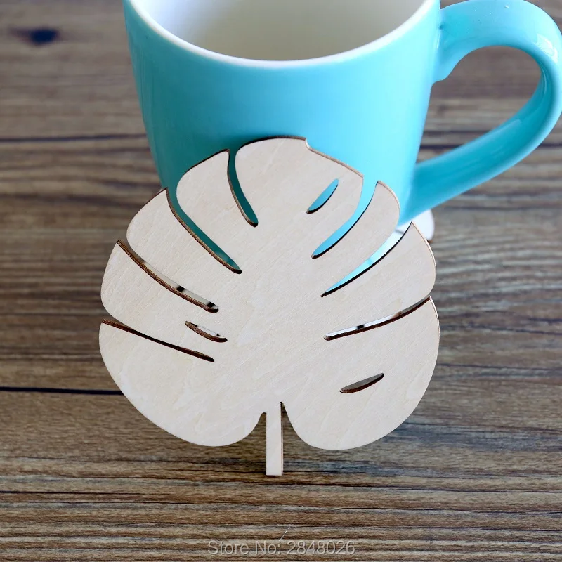 Laser Cut Wood Coaster Ornaments .Unfinished Wood Tags .Rustic leaves  Ornaments,Wood Coasters Cup Mat Placemats - AliExpress