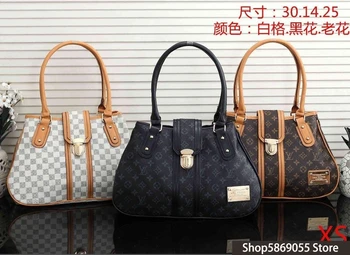 

Luxury Louis Vuitton LV- Leather Handbags Women Bags Designer Brand Women's Shoulder Bags Large Capacity Ladies Hand Bags L442