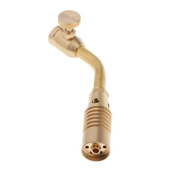 

Flame Propane Torch Bottle Flamethrower Copper Ignition Burner Flame Lighter