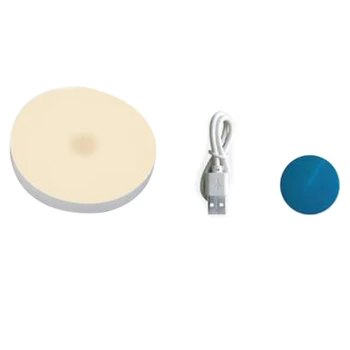 

New Usb-Charging Lamp Led Press Night Light Bedside Baby Breastfeeding Toilet Bedroom Door Motion Sensor Rechargeable Wireless M