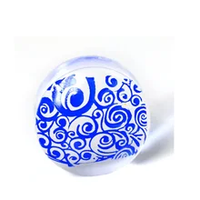 Modelos Da Arte do prego Clara Pura Geléia Prego Carimbar A Placa de Silicone Raspador Com Tampa Transparente 2.8 centímetros Selo Unha Ferramenta Acessórios(China)