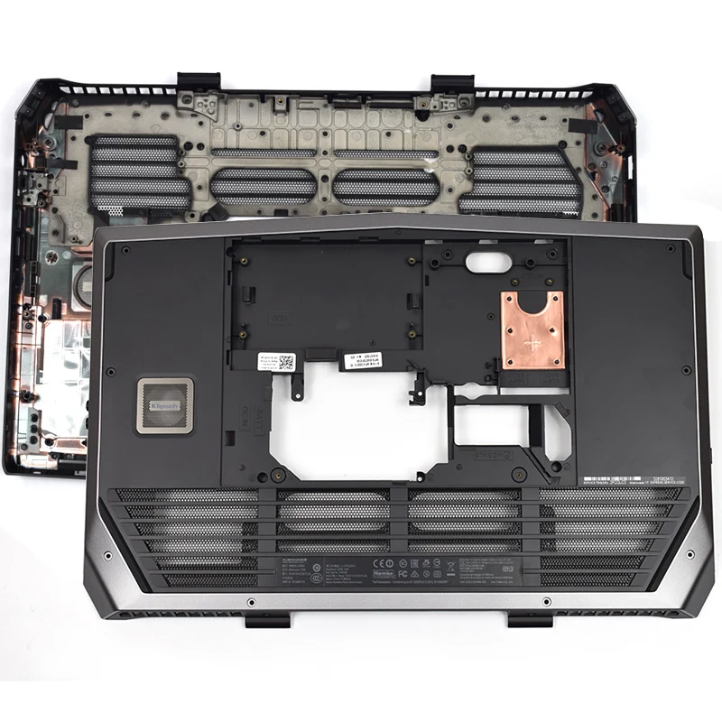

Original NEW Laptop Bottom Base Cover Case For DELL ALIENWARE 17 R3 Bottom Base Assembly 1MT2K 01MT2K Black