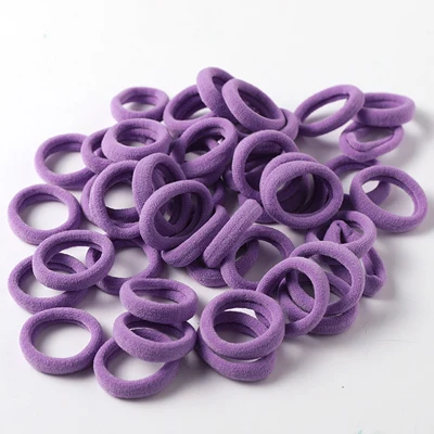 6 Purple 50 шт./упак., 3 см, нейлоновая резинка для волос ярких цветов, детские головные повязки, аксессуары для волос для девочек, резинка для волос, повязка для волос - Цвет: 6 Purple