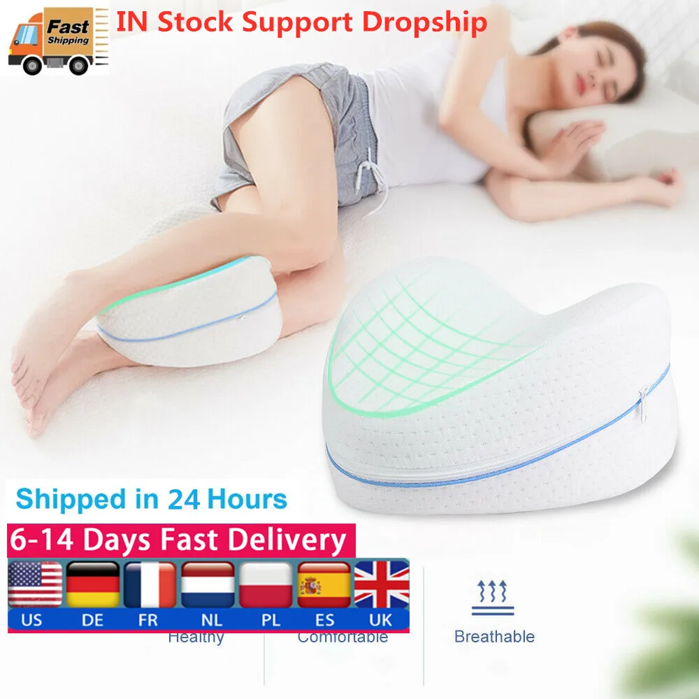 Leg Pillow Sleeping Memory Cotton Pillows Orthopedic Sciatica Back Hip Joint Pain Relief Thigh Leg Pad Cushion Home Memory Foam