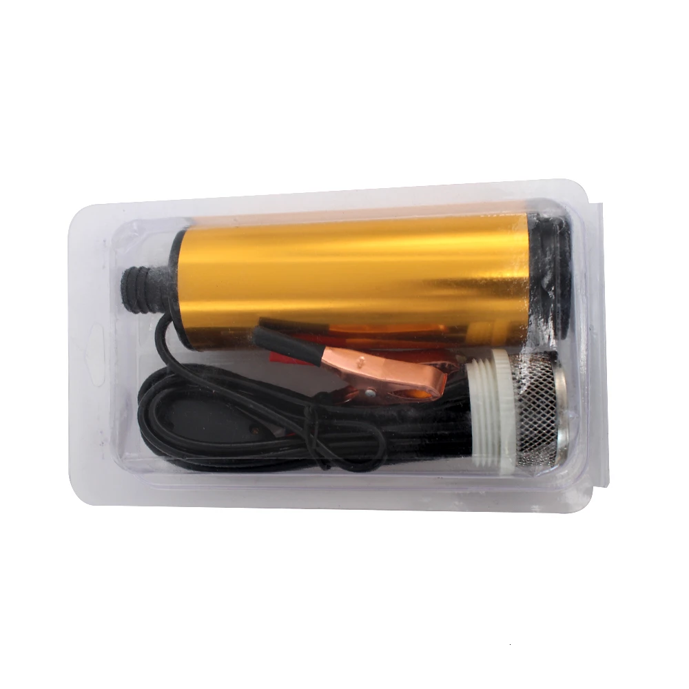 Submersible Pump DC 12V 24V Water Oil Diesel Fuel Transfer Refueling Tool 38mm 51mm 30L/min Kerosene Oil Pump Aluminum alloy