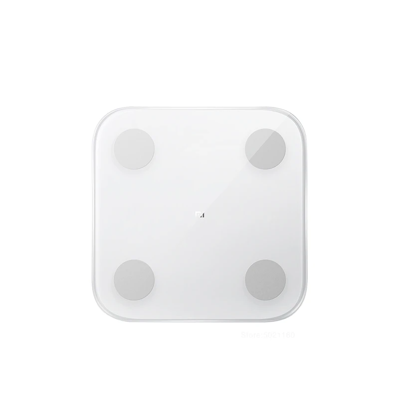 White XIAOMI MIJIA Mi весы анализатор тела 2 умный жир, весы для ванной цифровой электронный светодиодный экран баланс приложение анализ данных - Цвет: White