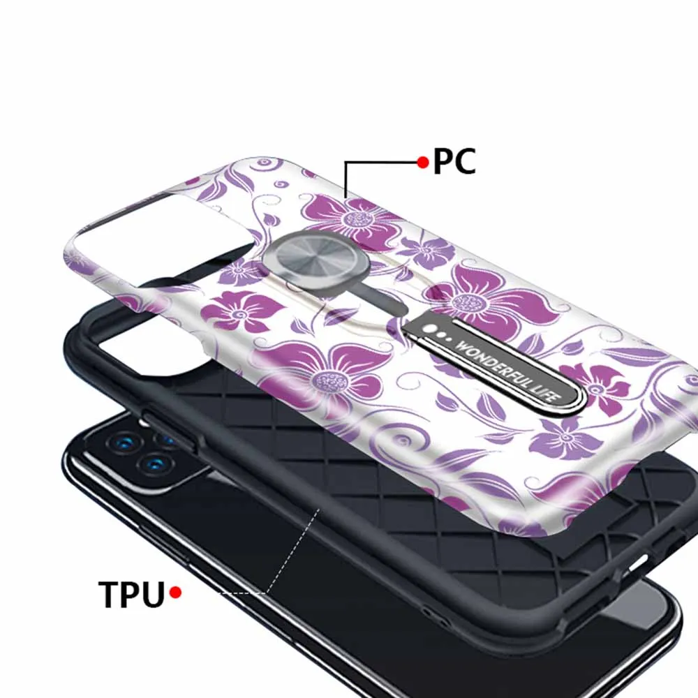 Меняющий цвет чехол для телефона для iPhone 11 Pro Max подставка задняя крышка для iPhone XS Max Xr X 8 7 6S 6 Plus чехол для телефона крышка