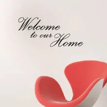 Добро пожаловать в Гостиная Ресторан съемные настенные наклейки производителями импортных товаров, в европейском и американском стиле пословицы Бумага на английском языке