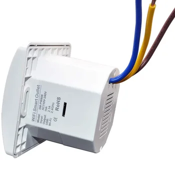 

Smart Wall Socket Wifi EU Plug Voice Control Mobile Phone Remote Timer Switch USB Port Wall Charger Adapter Charging
