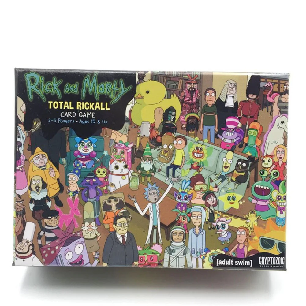 

Rick and Morty Game Total Rickall Card Play Game Cards Collection Rick Y Morty Yuego For Fun With Box