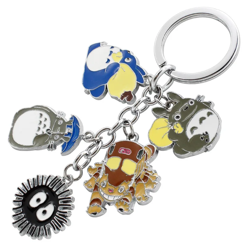 AliExpress милые Meow Meng игрушка на кольцо для ключей Neko Atsume пары брелок-котенок