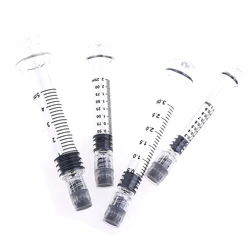 Glass Syringe Luer Lock Syringe Borosilicate Glass Prefillable Syringe