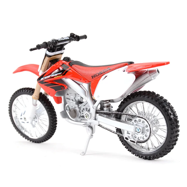 Maiisto-Diecast Dirt Motocross modelo infantil, escala 1:12, Honda CRF450R, moto  moto, corrida off-road, enduro moto, brinquedo infantil - AliExpress