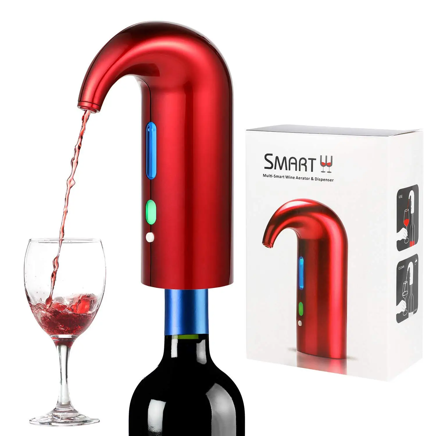 Ycoo Electric Wine Aerator Portable Pourer Instant Wine Decanter