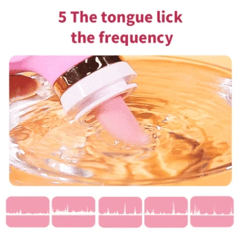 Tongue Licking Vibrator Adults Erotic Sucker Vagina Couple Masturbator Oral Clitoris Nipple G-Spot Stimulator Sex Toys for Women 3