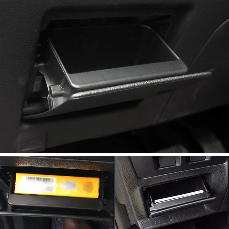Для Subaru- WRX STi Автомобильная Монета коробка карман коробка Обложка Черный