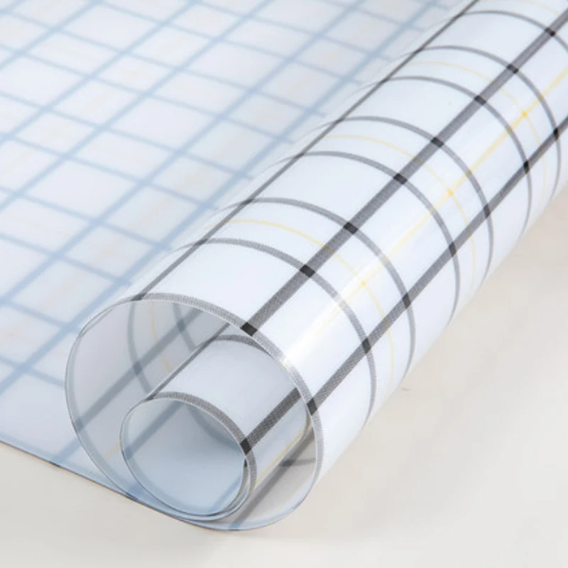  HAZY PVC Tablecloth Waterproof Round Table Cover Dining Table Cloths Poly Plaid Table Mat Protect t