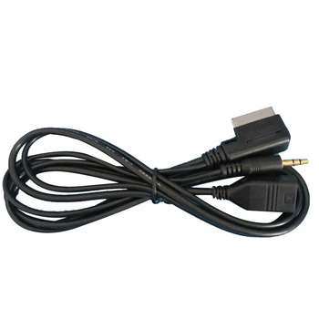 

Car AMI AUX Audio Cable Line USB Cable AUX Audio Cable Is Divided Into Two Fit for Mercedes- Benz
