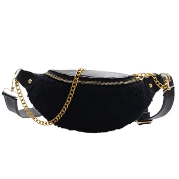 

Unisex Double Zipper Bags Wool Shoulder Bags Crossbody Bag Chest Bags сумка женская bolsa feminina luxury handbags women bag