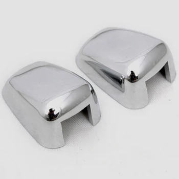 

DIY Cap Adhesive Front 2pcs front Wiper Water Spray Nozzle Covers Car ABS