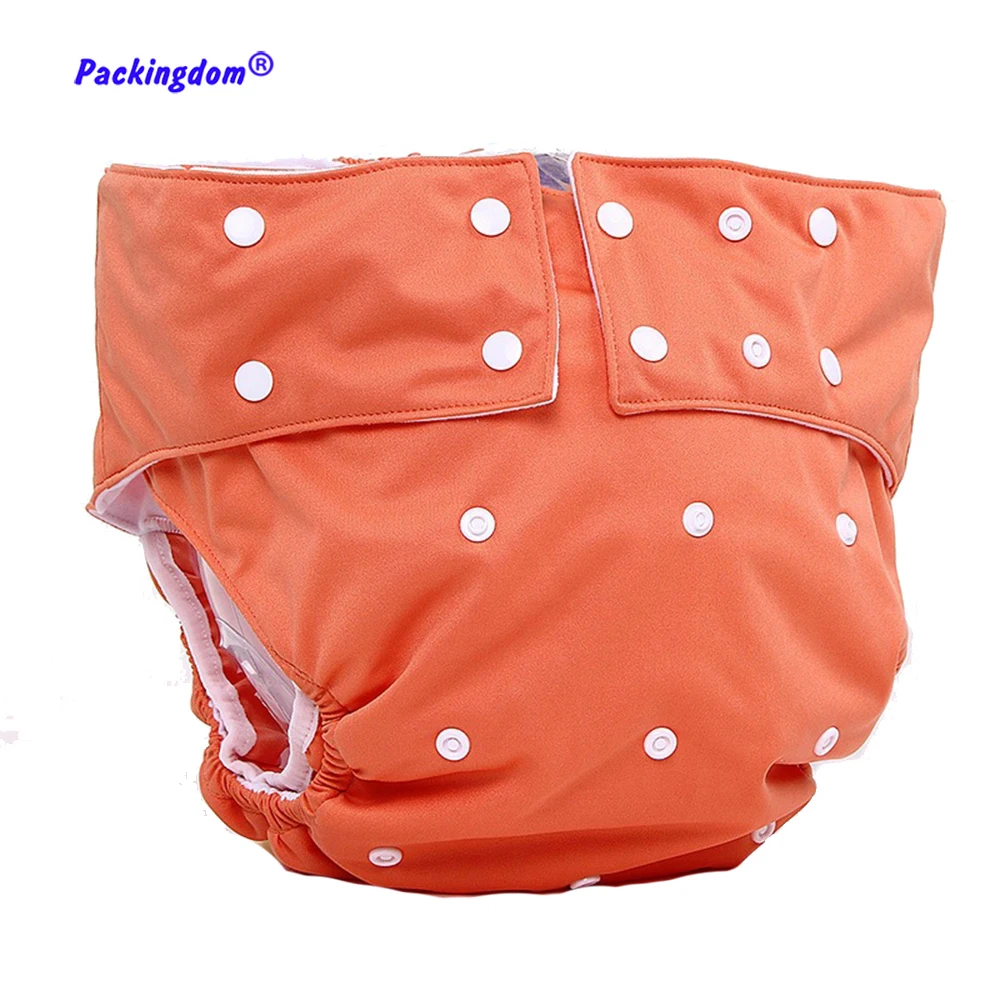 Incontinence Adult Cloth Diaper XXL Washable Nappy Diapers Leak-proof Pants Reusable Nappies for Disabled 5 Sets