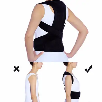 

Adjustable Shoulder Wrap XXXL Posture Corrector Back Belt Orthopedic Posture Corset Back Brace Support Back Straightener