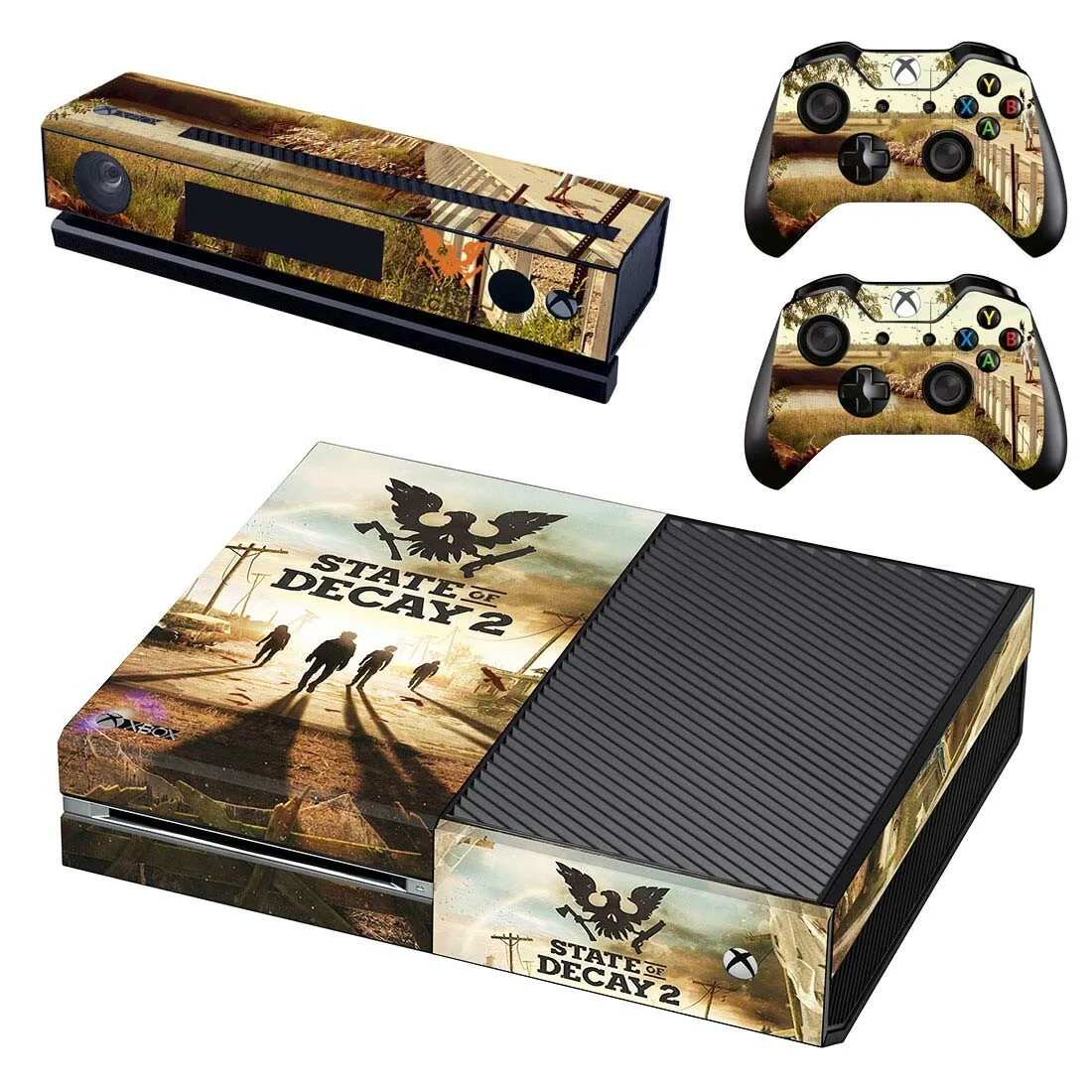 Состояние распада 2 наклейки s для xbox one виниловые наклейки для кожи Стикеры для xbox one консоль Kinect два контроллера шкуры