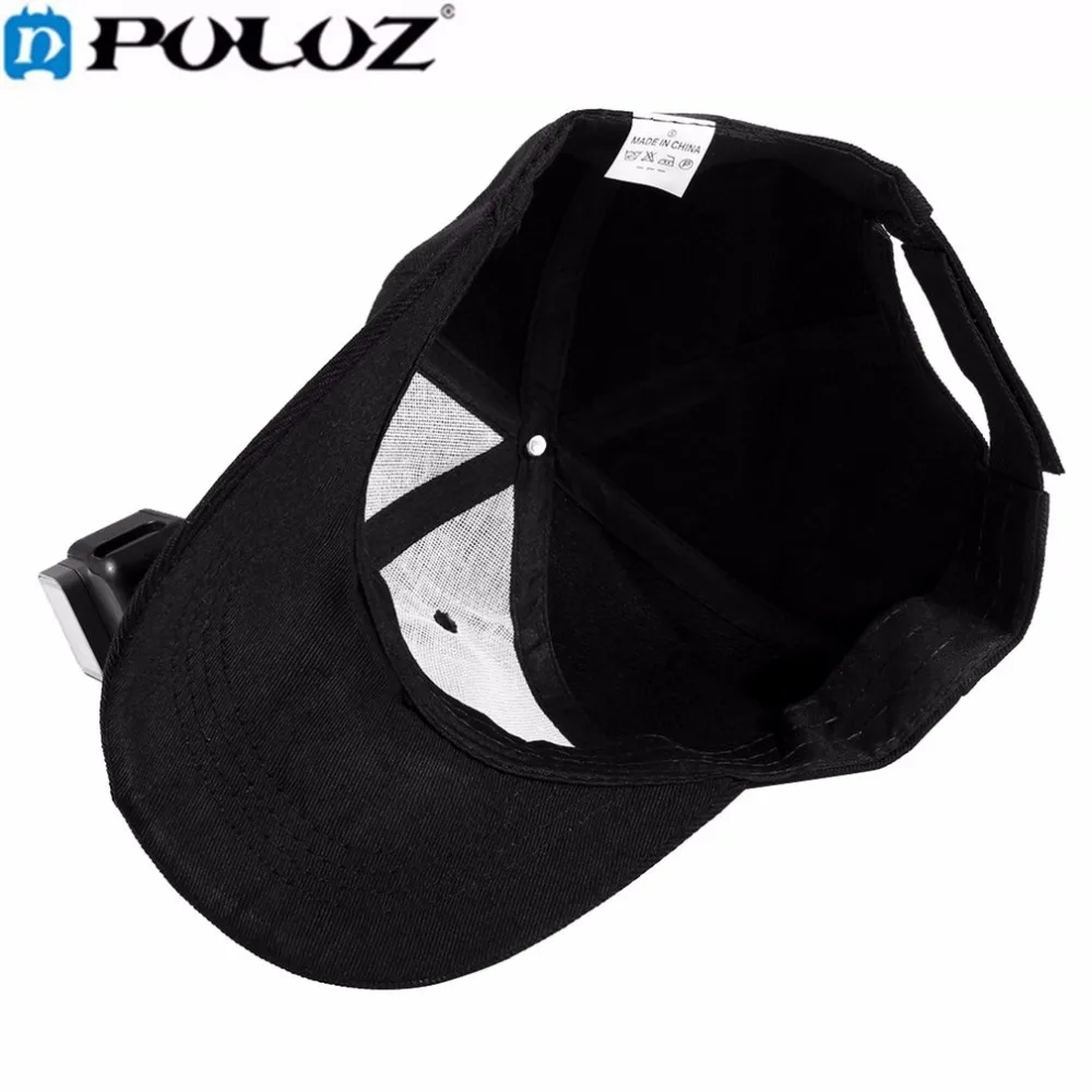 PULUZ для Go Pro Аксессуары бейсболка кепки Регулируемая Strapback кепки с j-крюк Пряжка Крепление Винт для GoPro HERO 5 4 3+ 3 2