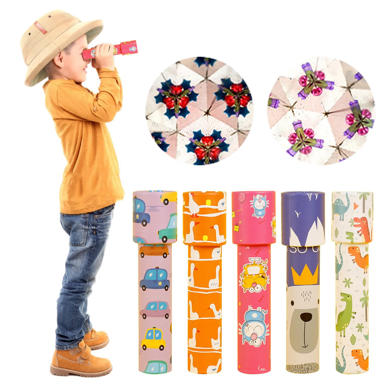 Kaleidoscope Children's Polyrhombic Telescope Small Gifts For Boys And