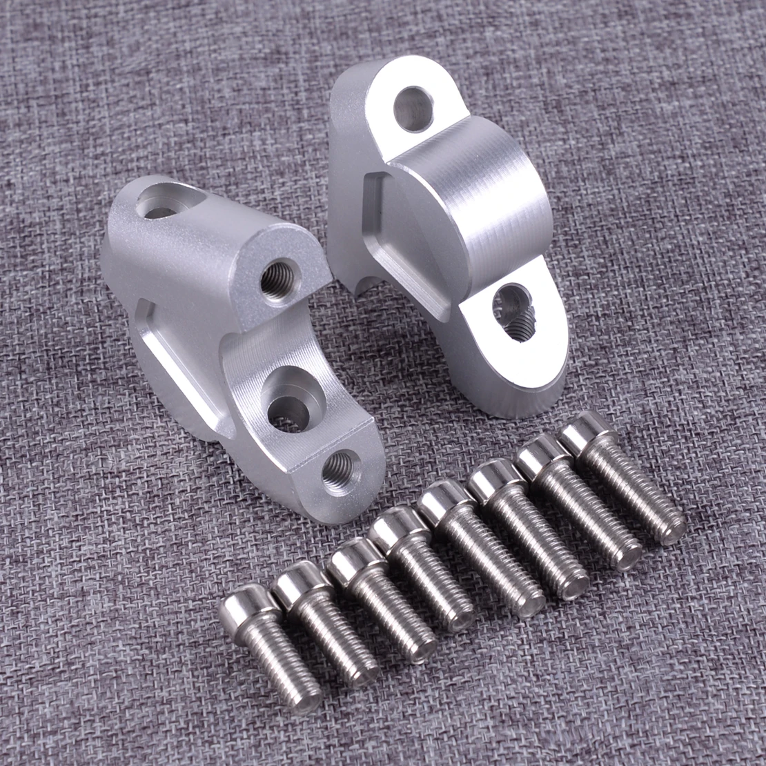 DWCX 2 шт. руль мотоцикла стояк Крепление зажим натяжитель кронштейн алюминиевый подходит для BMW R1200GS LC ADV Rallye R1250GS 1G13(K50