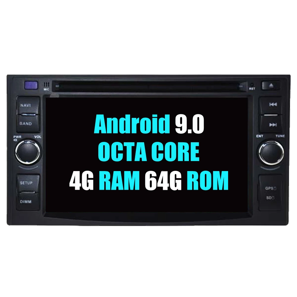 Автомагнитола для Kia Cerato Sportage Spectra Sorento головное устройство Авторадио на Android 9 0 с
