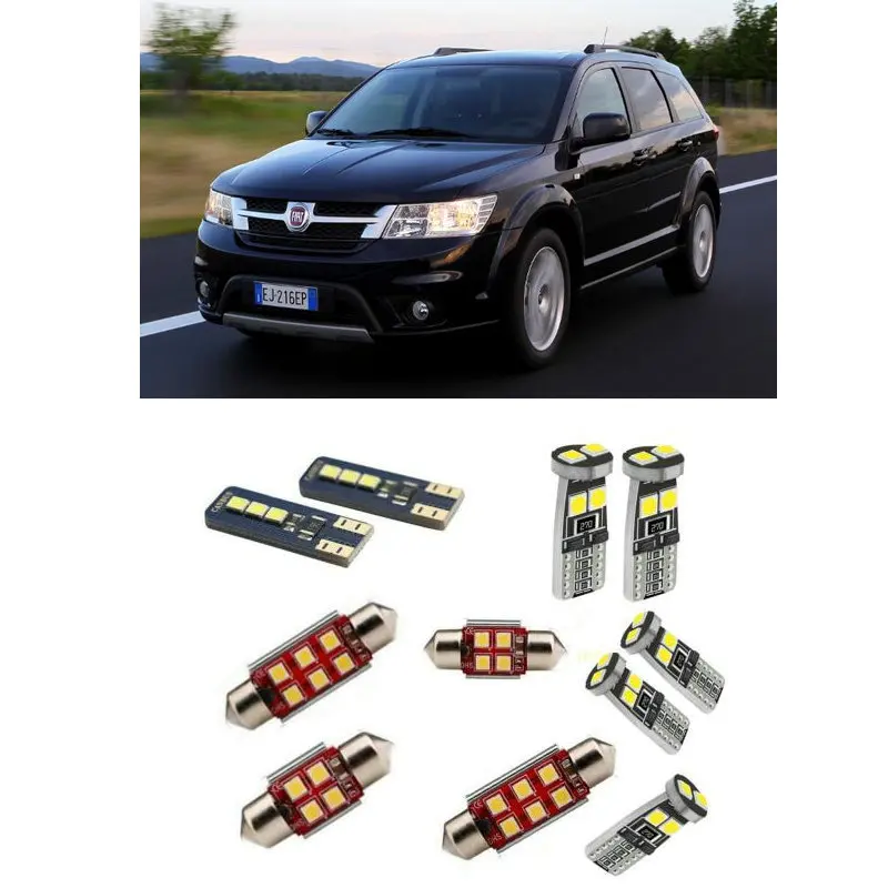 Car Accessories Led Interior Light Kit For Fiat Freemont 2011 - 2016 Error Free White 6000K Super Bright | Автомобили и мотоциклы