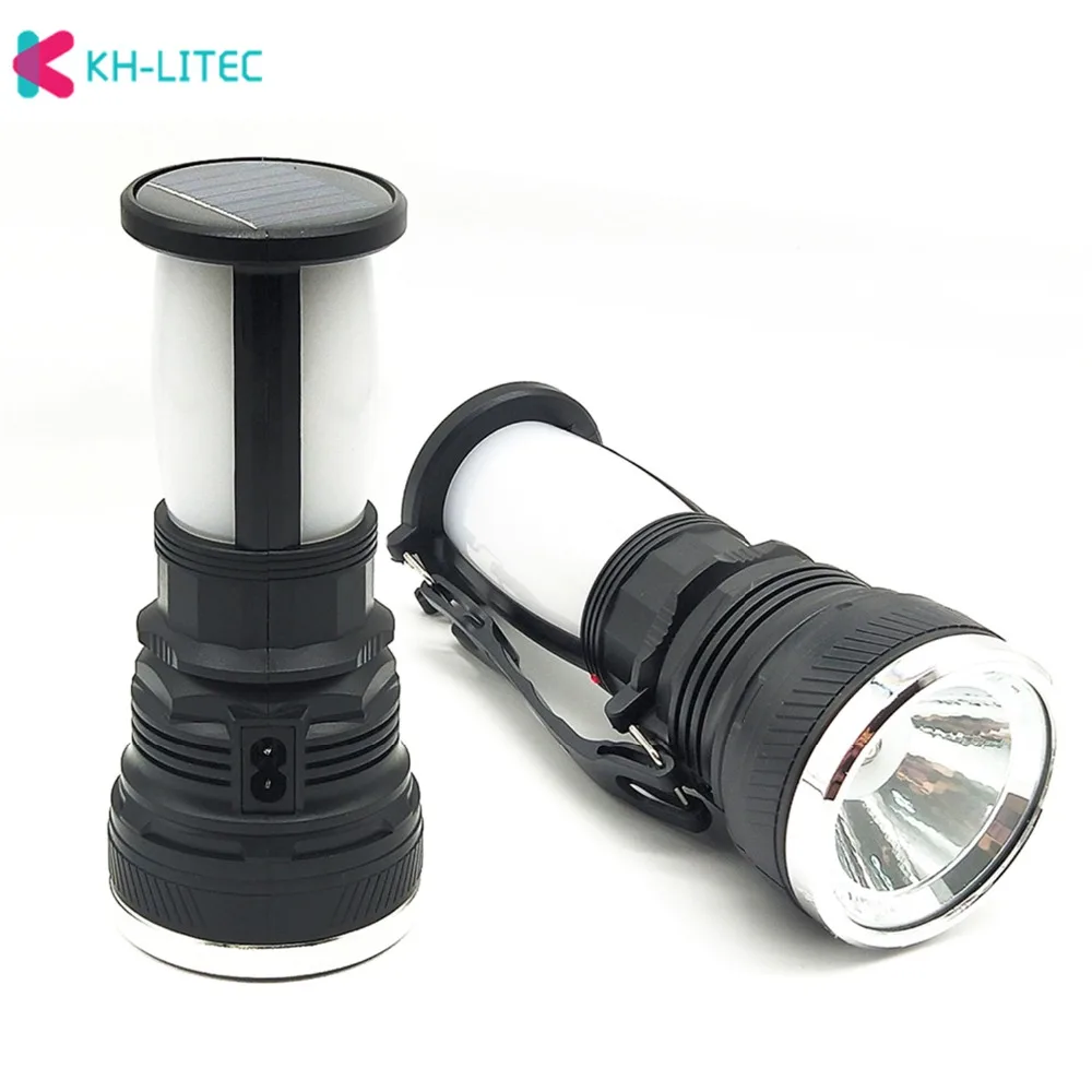 Solar-Power-Rechargeable-Battery-Waterproof-LED-Flashlight-Outdoor-Torch-flashlight-Camping-Tent-Light-Lantern-Lamp（8）