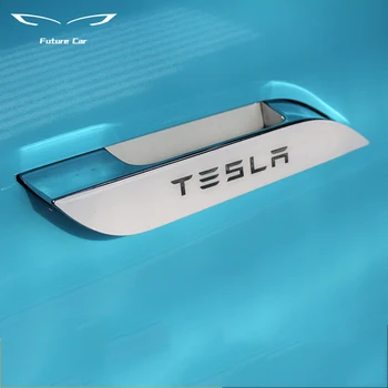 

4pcs Door Handle Stickers Epoxy Pull Handle Protector Carbon Fiber Anti-scratch Sticker Decor for Tesla Model X S Accessories