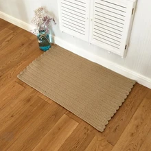 50x80/120 см простой джутовый коврик натуральный ковер напольный коврик экологически чистый коврик