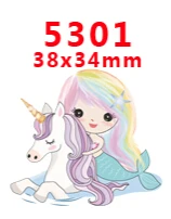 30 шт мультяшный персонаж плоское украшение из смолы PR 5132 - Цвет: 5301