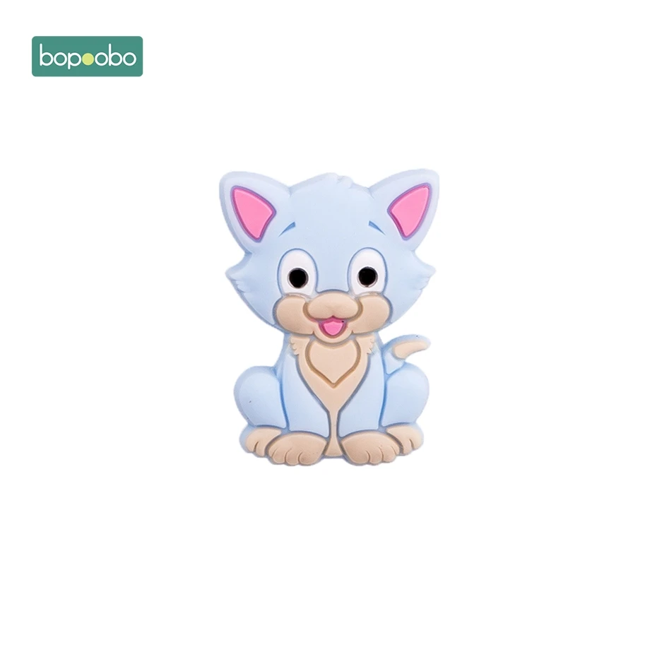 Золотой Bopobo 5 шт. силиконовый бисер ребенок прорезывание зубов мультфильм Силиконовые Бусины грызунов материал, не содержащий BPA Душ подарок DIY ремесла детский Прорезыватель - Цвет: Золотой