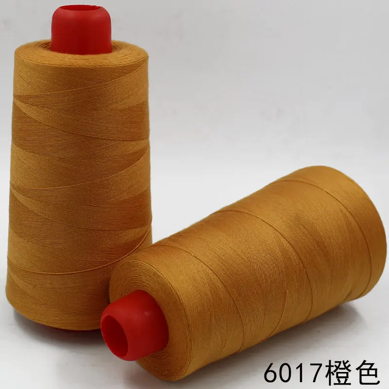 20 S/3 хлопковая нить 0,35 мм используется для одежды ткань 3000 м джинсовая швейная нить прочная и носимая швейная машина полиэфирная нить - Цвет: 6017