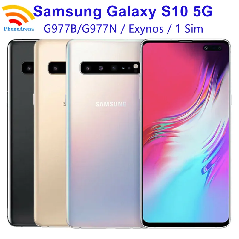 Смартфон Samsung Galaxy S10 5G G977N G977B 【 95% &quot 8 ГБ ОЗУ 6 7/256 Гб ПЗУ Восьмиядерный NFC оригинал