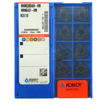 

Korloy original WNMG080408 GR WNMG080404 HM NC6210 NC6110 carbide inserts lathe turning tool boring bar WNMG 0804 cast iron