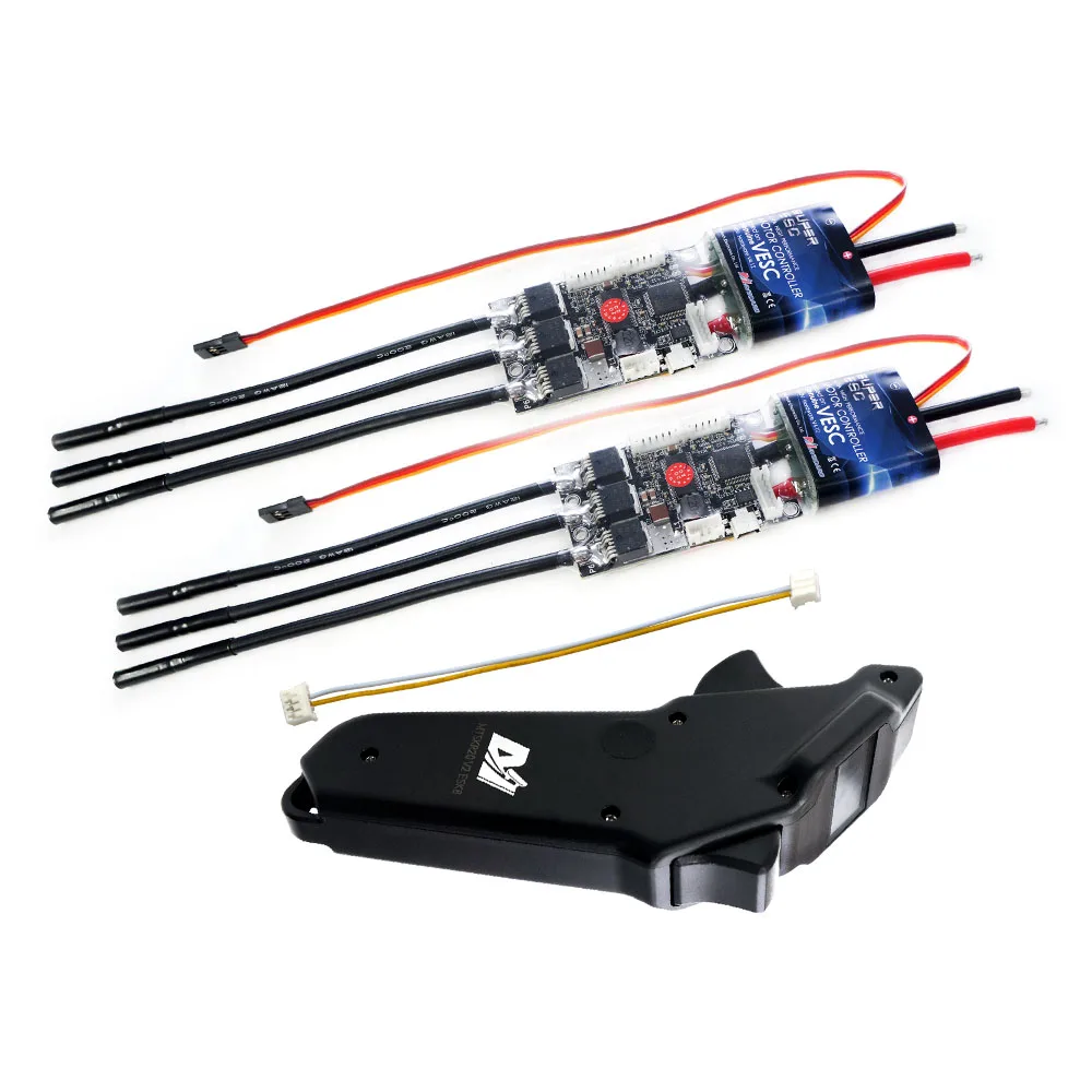 В наличии! Контроллеры 2X50A SuperFOC V4 Dual ESC с бесплатным кабелем Canbus 2 4 ГГц пульт