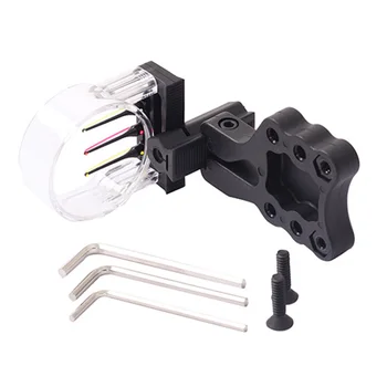 

Black 3 Pin Bow Sight Compound Bow Sight Archery Adjustable Ultra Light