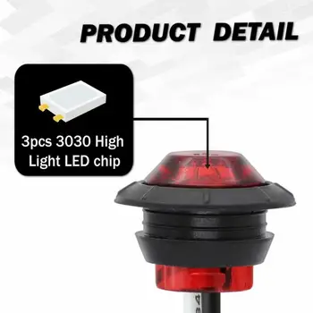 

Marine Boat Boat Navigation Light Round Side marker Gap light Red/Green