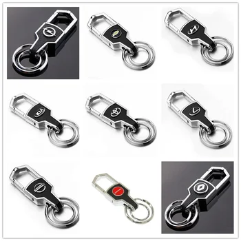 

Auto Keychain Stainless Steel Key Ring Popular Car Styling Car High-grade Key Chain Keyring Keyfob Pendant Gift Accessories