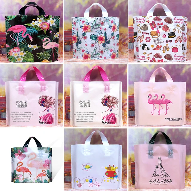 PVC Tote ECO Shopping Bag Transparent Frosted Plastic Bag birthday gift for  girls gift packaging bag holiday gift bag - AliExpress