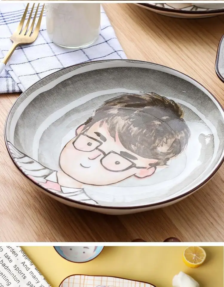 Столовая посуда Ramen лапша корейский пищевой контейнер сервировка Keuken аксессуары посуда суп керамическая кухня обеденный бар керамическая чаша