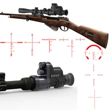 Henbaker NV710 telecamera a infrarossi antiurto per cannocchiale per visione notturna con APP e schermo OLED Sony per fucile da caccia Airsoft Sniper