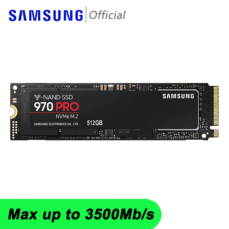 Жесткий диск SAMSUNG SSD внутренний SSD-диск 1 ТБ 970 RPO NVMe M.2 512 ГБ твердотельный жесткий PCIe